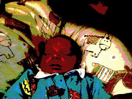 Ange par Warhol