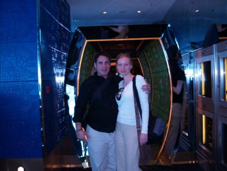 aga et Chris au Burj al arab